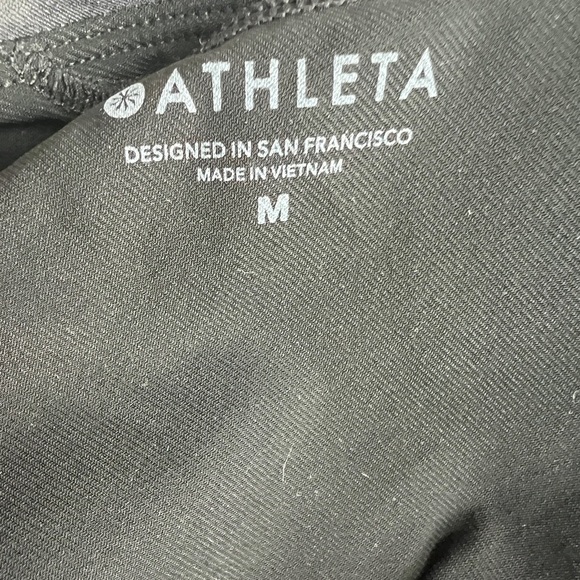 Athleta Supernova Keyhole One Piece Swimsuit Black Size Medium - Picture 4 of 9